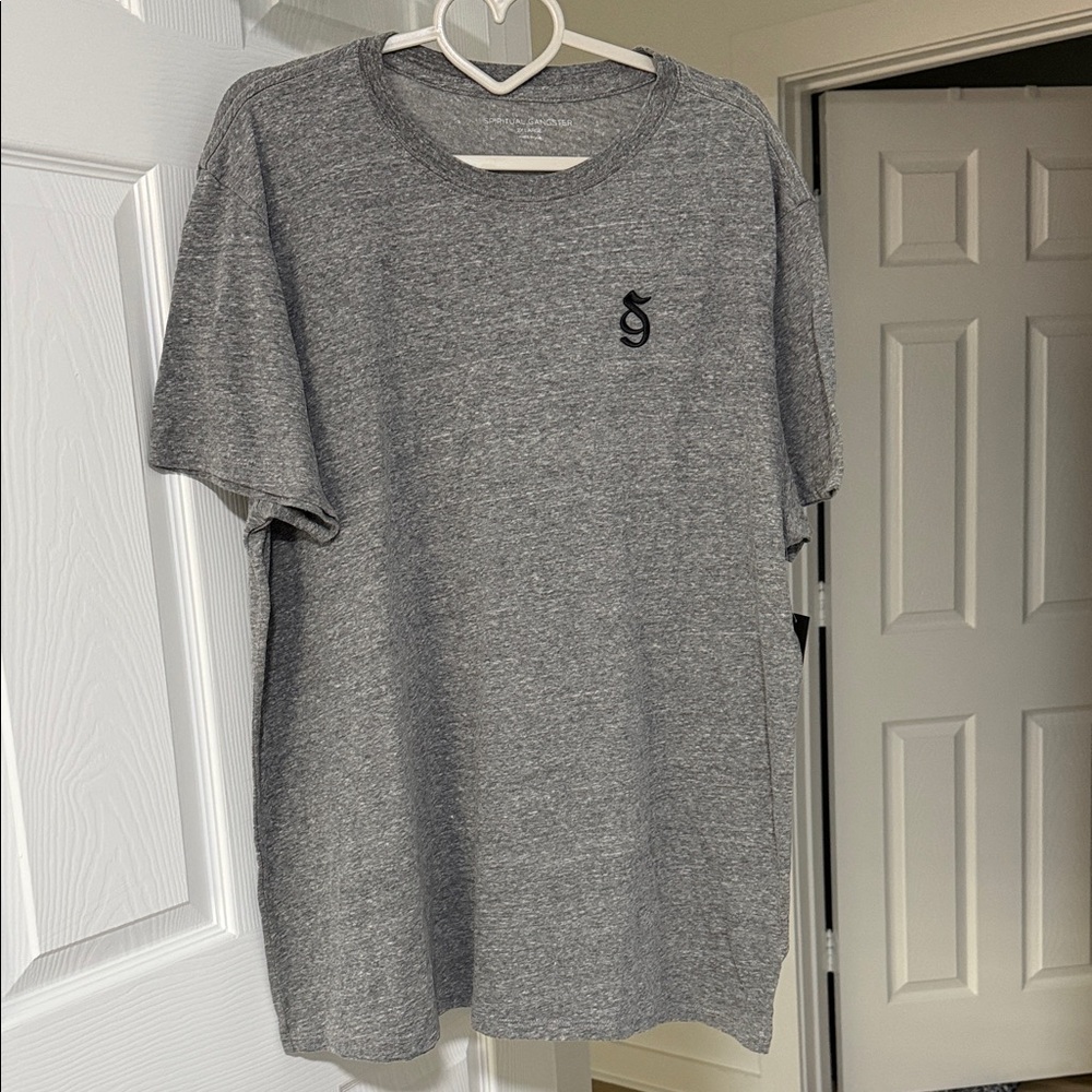 Spiritual Gangster Heather Gray Men's Tee